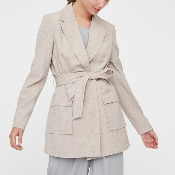 NWT Vero Moda Beige Blazer "Sally Jacket" in 'Mink/Beige Melange' - Picture 3 of 16